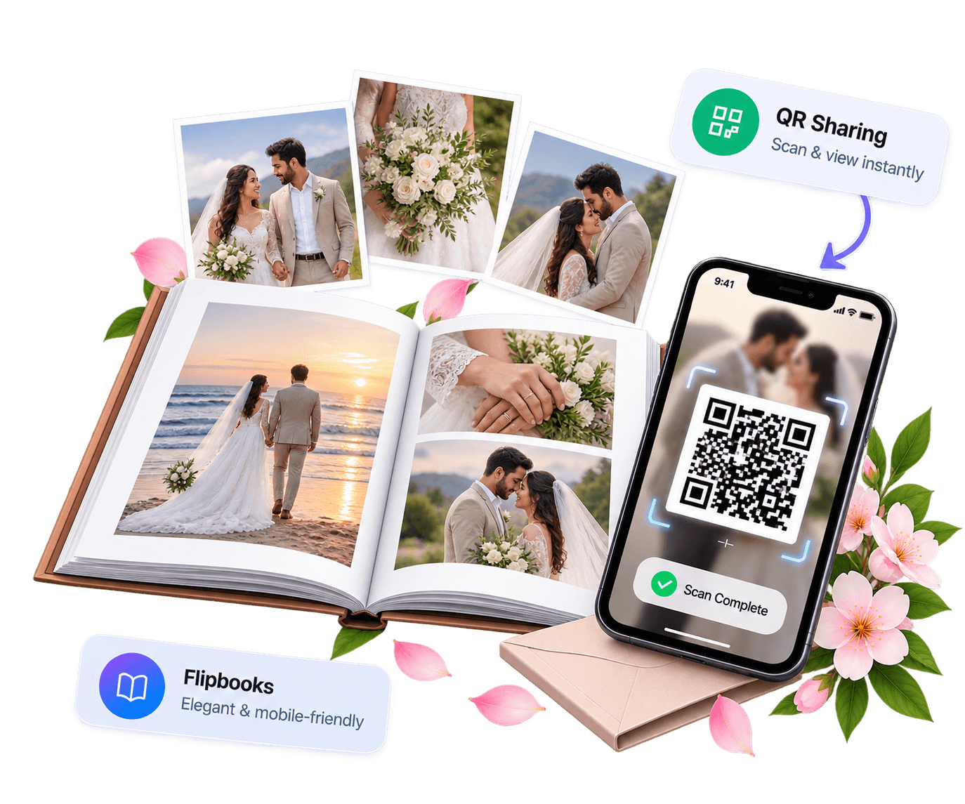 RD Flip flipbooks with QR sharing on mobile